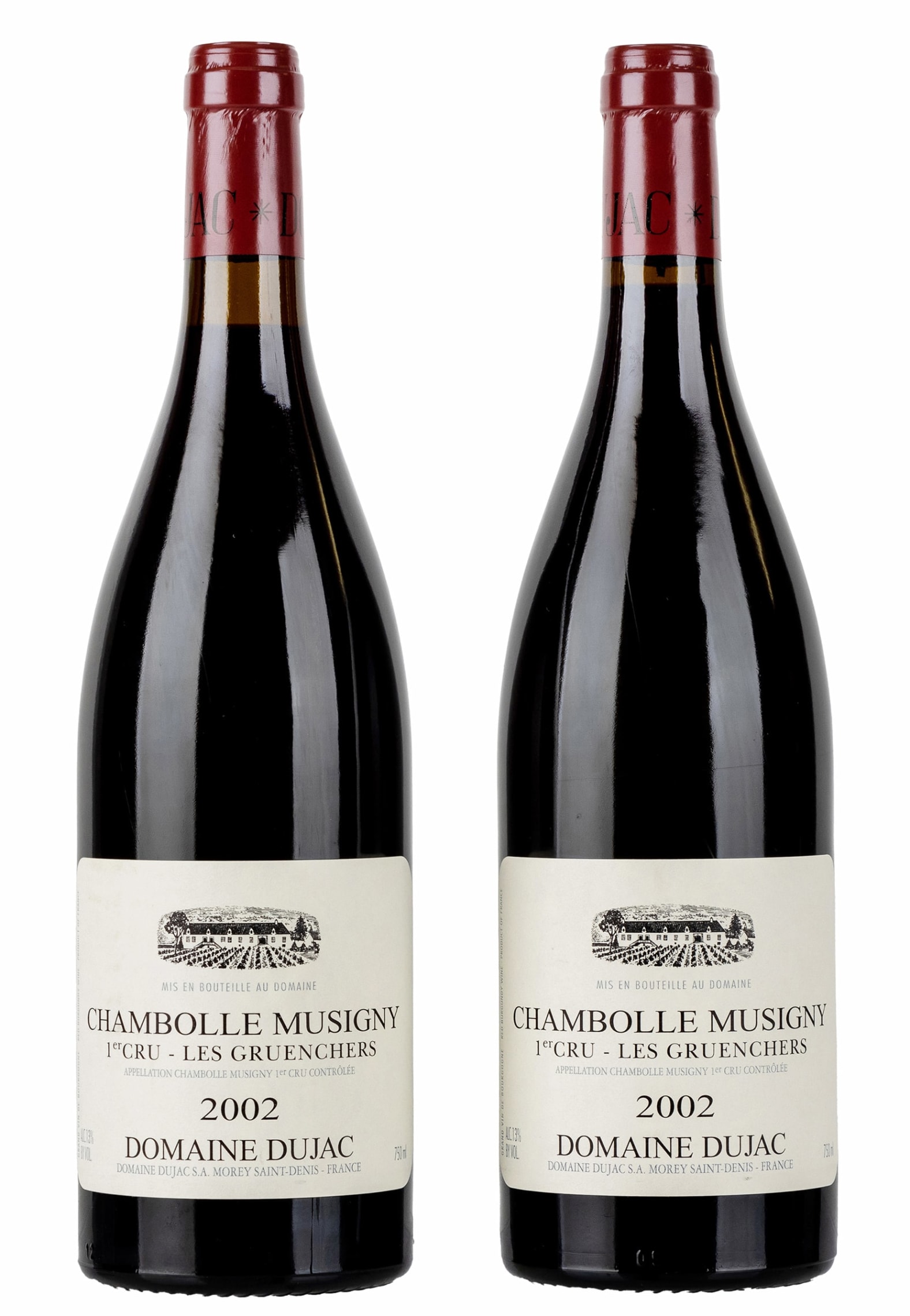 Dujac; Chambolle-Musigny 1er Cru Les Gruenchers; 2002; 2 (1 x 2 ...