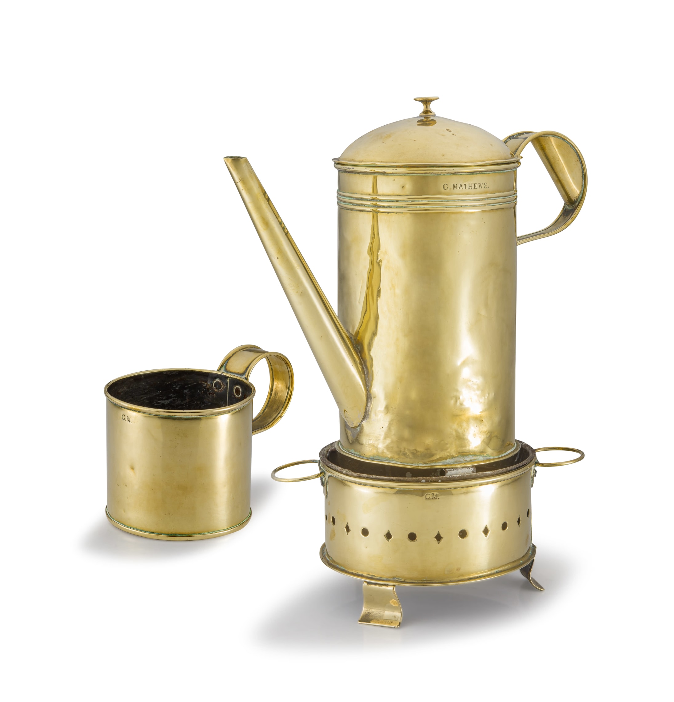 Brass coffee pot hotsell