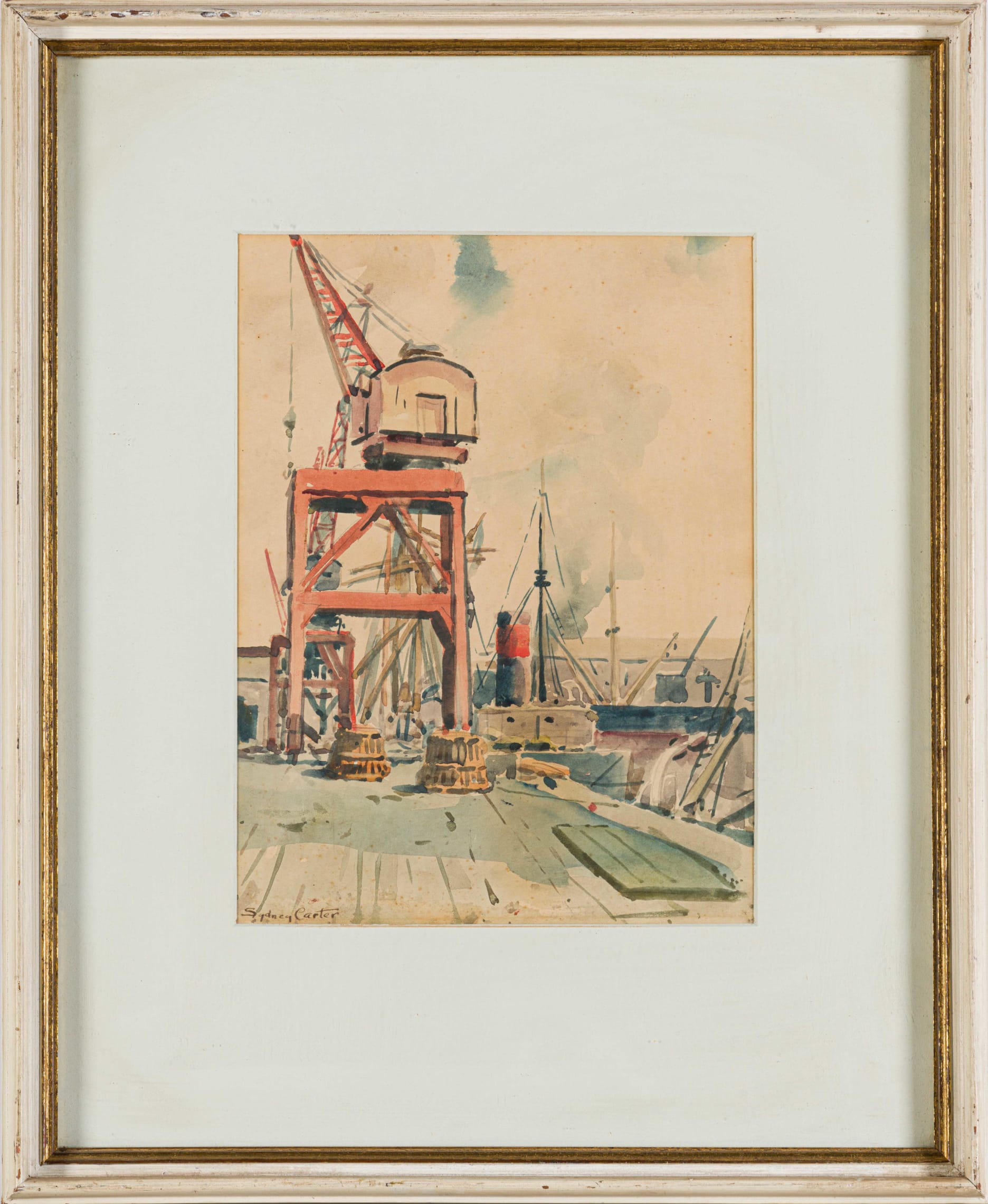 Harbour Scene by Sydney Carter | Strauss & Co