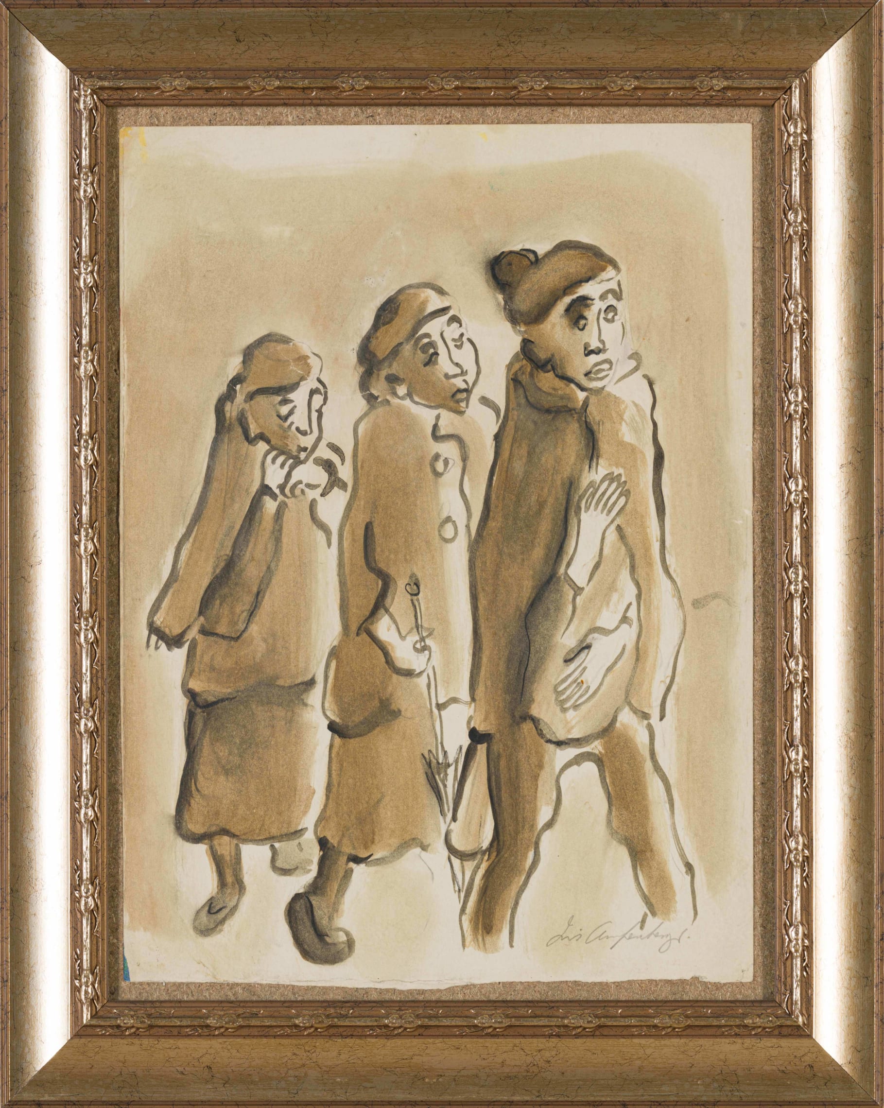 Three Figures by Iris Ampenberger Strauss & Co