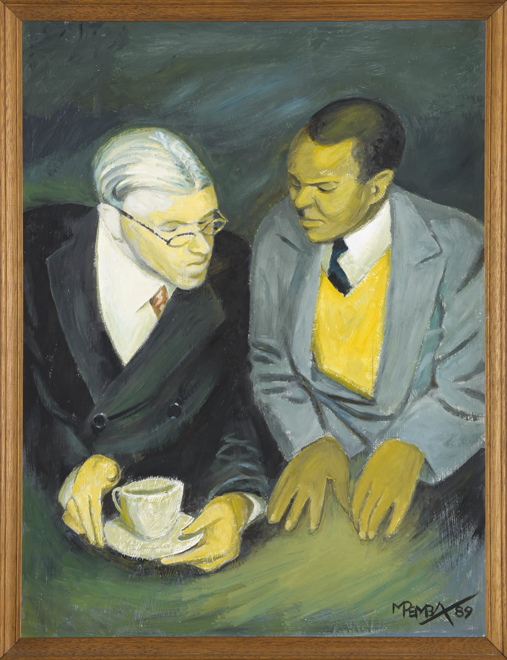 Author and Artist (Alan Paton and George Pemba) by George Milwa ...