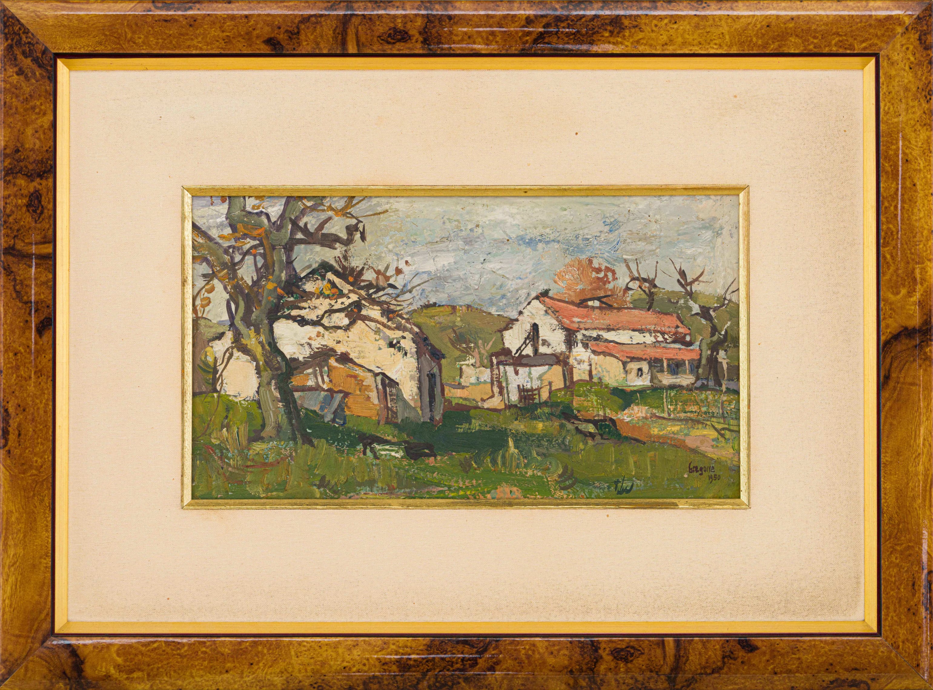 Cottages and Trees by Gregoire Boonzaier | Strauss & Co