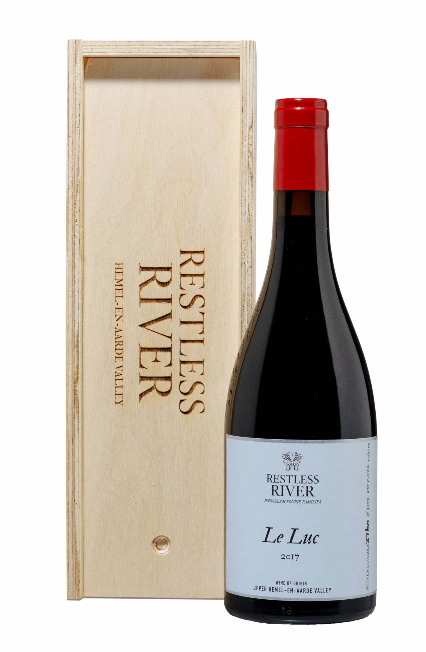 2017 Le Luc Pinot Noir 1 (1 x 1) 750ml by Restless River | Strauss & Co
