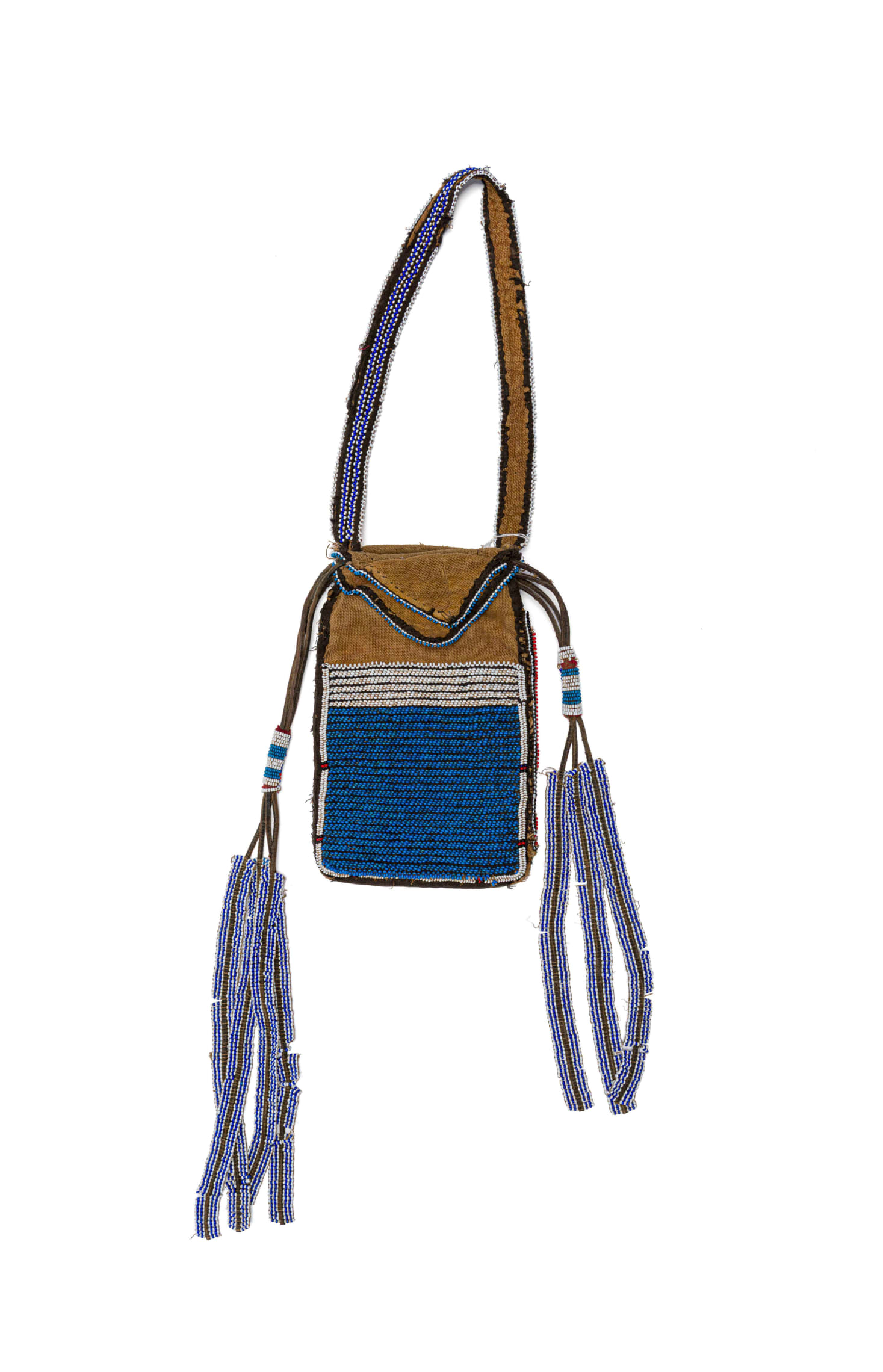 Inxili, Beaded Tobacco Bag by Unrecorded artist, Xhosa Peoples ...
